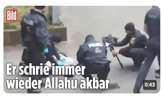 München: Hier nimmt die Polizei den Attentäter fest