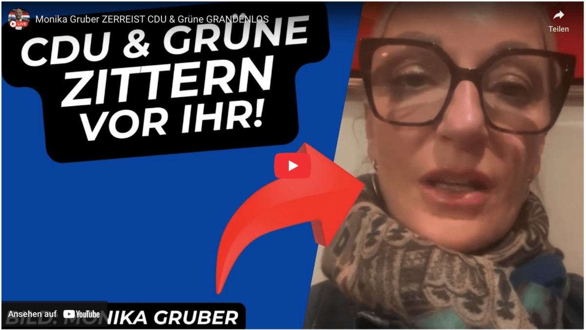Monika Gruber ZERREIST CDU & Grüne GRANDENLOS