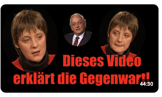Angela Merkel 1991 im Interview – Günter Gaus stellt die Fragen, die niemand wagte!