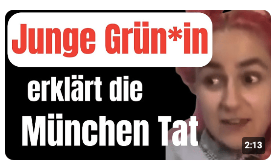 JUNGE GRÜN*IN: Hat sie das Rätsel gelöst, wie es zu der Tat in München kommen konnte?