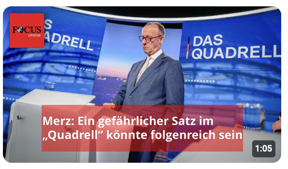 V-„Quadrell“: Am Ende sagt Friedrich Merz einen Satz, der ihm noch leidtun könnte