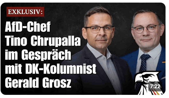 EXKLUSIV: AfD-Chef Tino Chrupalla im Gespräch mit DK-Kolumnist Gerald Grosz