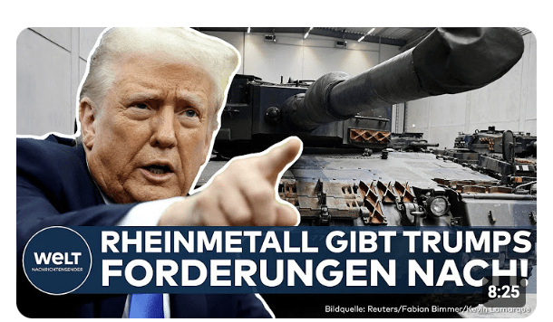 RHEIMETALL HÖRT AUF TRUMP: Rüstungskonzern bleibt trotz möglichem Ukraine-Frieden auf Wachstumskurs!