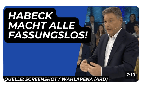 Massive Entgleisung: Habeck dreht völlig frei!