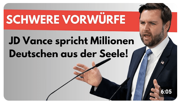 USA: JD Vance rügt Deutschland auf der Münchner Sicherheitskonferenz ab! Eskalation bahnt sich an..