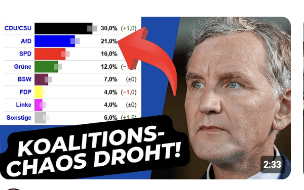 WENIGE TAGE VOR DER WAHL: SPD und Grüne stürzen ab – Welche Koalition bleibt?
