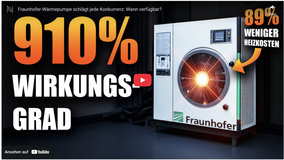 Fraunhofer-Wärmepumpe schlägt jede Konkurrenz: Wann verfügbar?
