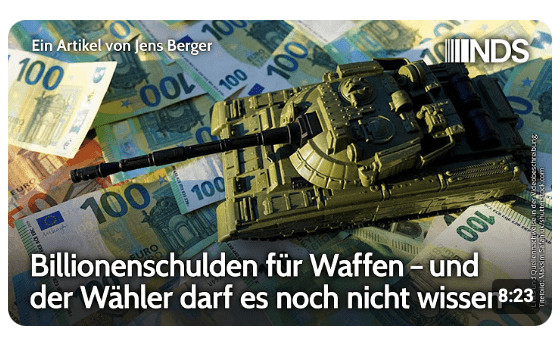 Billionenschulden für Waffen – und der Wähler darf es noch nicht wissen 