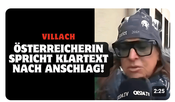 Villach: Österreicherin spricht Klartext nach Anschlag!