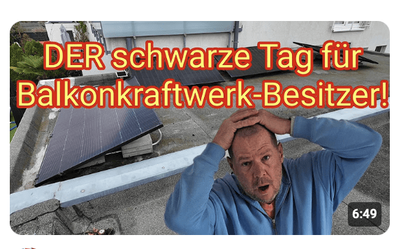 Der schwarze Tag für Balkonkraftwerk-Besitzer! Ferraris-Zähler raus, digitaler Stromzähler rein