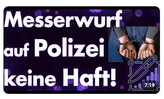 Antonia: 30 Straftaten, Messerwurf auf Polizei – keine Haft! Das ist Deutschland 2025!