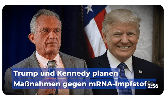 Trump und Kennedy planen Maßnahmen gegen mRNA-Impfstoffe