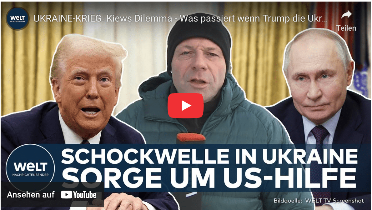 UKRAINE-KRIEG: Kiews Dilemma – Was passiert wenn Trump die Ukraine-Hilfe stoppt?