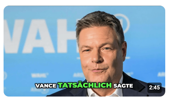 Habeck vs. Vance: Die Wahrheit über Meinungsfreiheit!