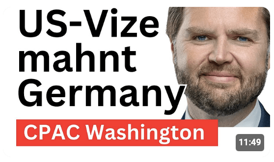 US-Vize mahnt erneut wegen Meinungsfreiheit, Deutschland bald ohne US-Schutz?
