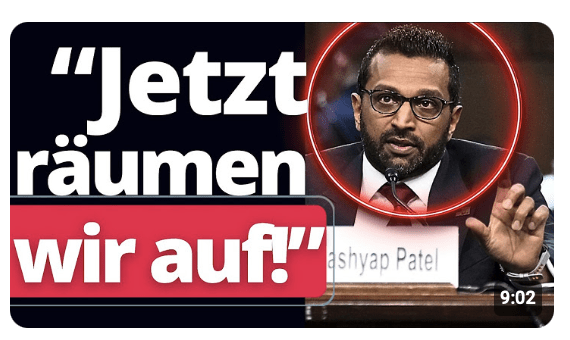 Brisant: Kash Patel neuer FBI Direktor! Jetzt kracht es!