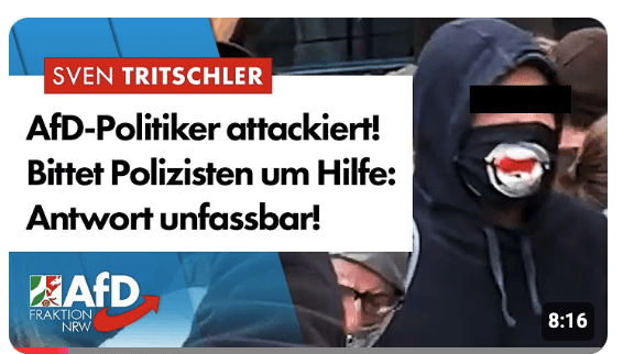 AfD-Politiker bittet Polizisten um Hilfe, die Antwort ist unfassbar! 