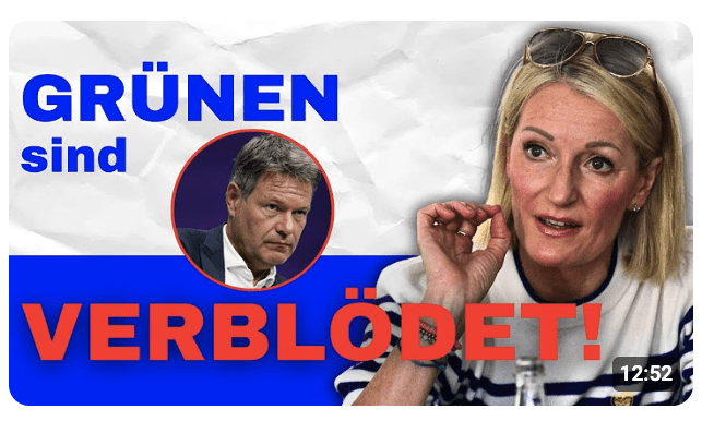 Genial!  Endlich spricht sie es aus!
