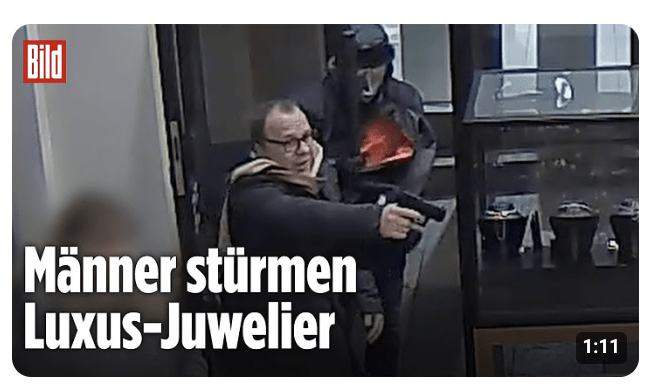 München: Juwelen-Räuber im feinen Zwirn