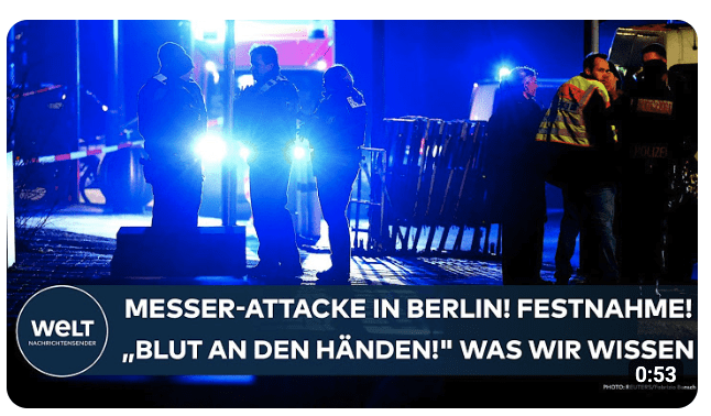 BERLIN: Messer-Attacke am Holocaust-Mahnmal! „Blut an den Händen!“ Festnahme! Was wir bisher wissen!