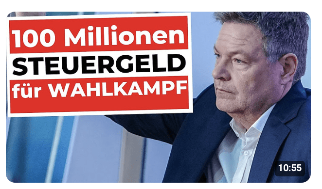 AUFGEDECKT: WAHLKAMPFHILFE mit STEUERGELDERN – HABECKS 60 „Top Unternehmer“ hängen am Steuerzahler!