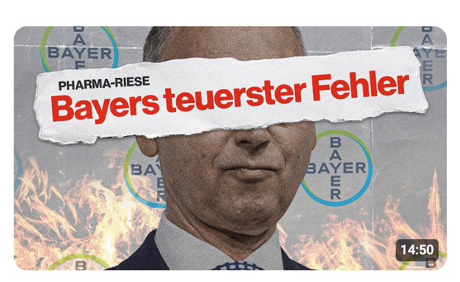 Bayers krasser Absturz: Wie man 63 Milliarden Dollar verbrennt | 