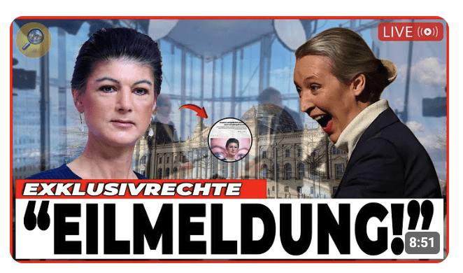 VOR 2 MINUTEN! Spitzenmitglieder des BSW in Bayern verlassen Wagenknecht-Partei für die AfD!