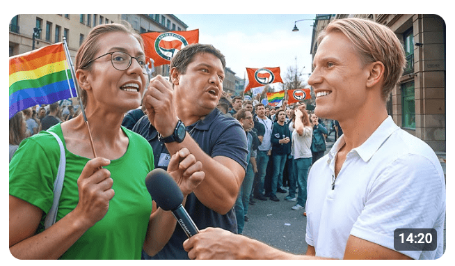 AfD-Debatte auf Antifa-Demo ESKALIERT 