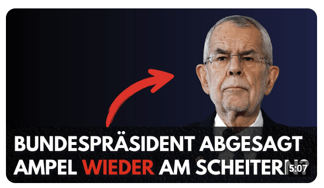 Bundespräsident Termin abgesagt, Verhandlungen gestoppt?
