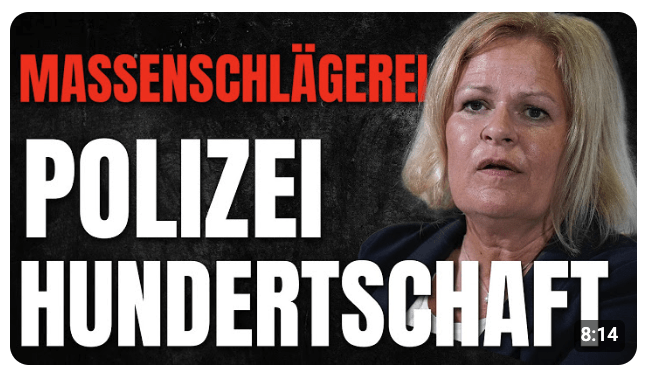 Massenschlägerei! Polizei HUNDERTSCHAFT muss eingreifen