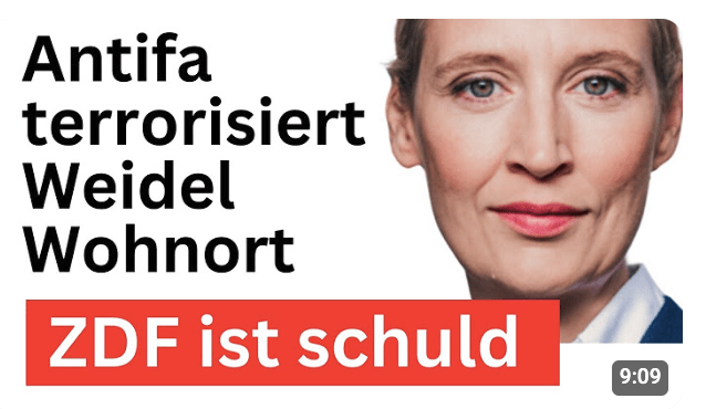 Feige Links-Grüne Demonstranten greifen Weidel-Familie an! 800 Einwohner schützen Alice Weidel.