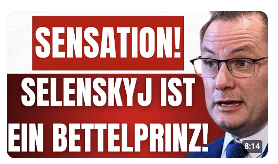 Chrupalla attackiert SELENSKYJ & MERZ massiv in finaler Wahlkampfrede!