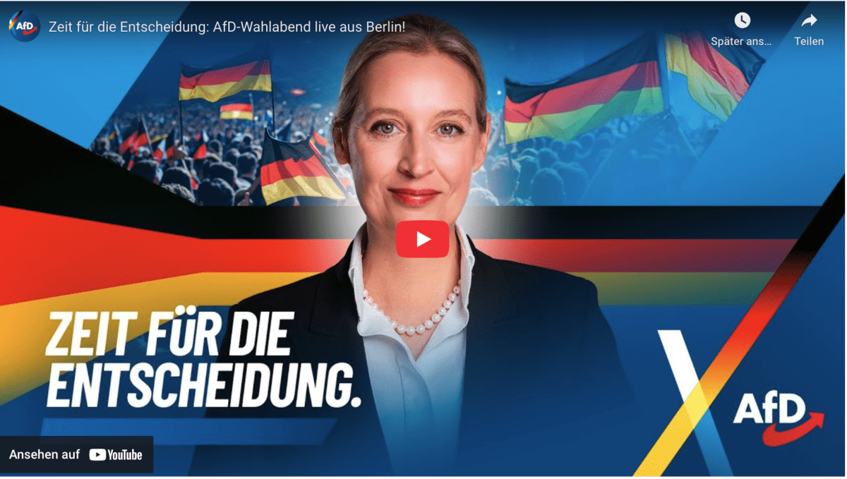 Zeit für die Entscheidung: AfD-Wahlabend live aus Berlin!