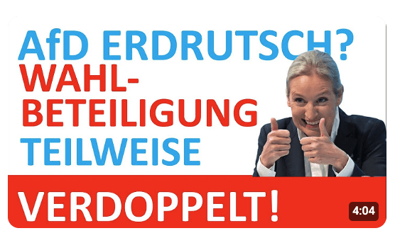 Dramatische Wahlbeteiligung!