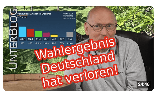 Deutschland hat verloren – Ergebnis Bundestagswahl 2025 (vorläufig)