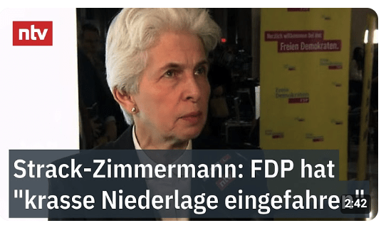 DP hat „krasse Niederlage eingefahren“ – Strack-Zimmermann lehnt Jamaika ab