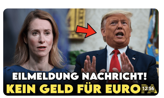 Trump STOPPT DIE FINANZIERUNG DER EU? / Kaja Kallas IST WÜTEND