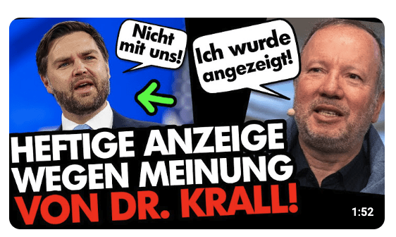 GRANDIOS! Dr. Markus Krall GEWINNT vor Gericht dank JD Vance und Elon Musk?