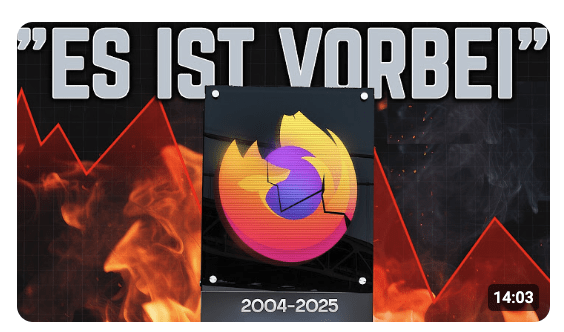 Der tragische Niedergang von Firefox – Was ist passiert?