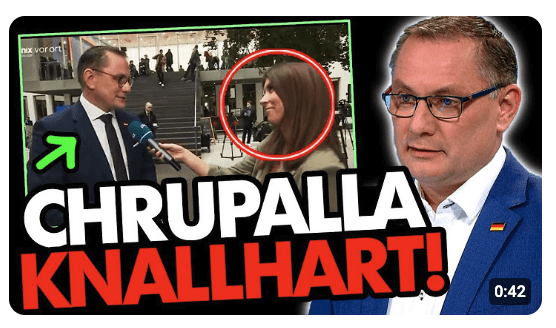 GRANDIOS! AfD Tino Chrupalla zerlegt ÖRR Moderatorin in 30 Sekunden!