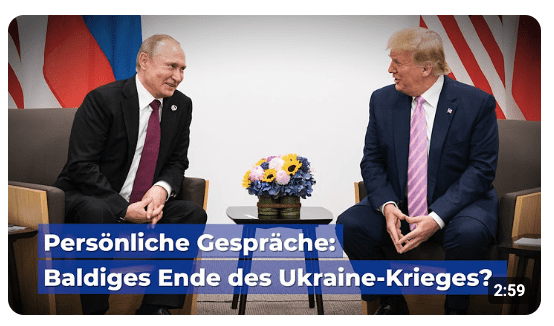 Persönliche Gespräche: Baldiges Ende des Ukraine-Krieges?