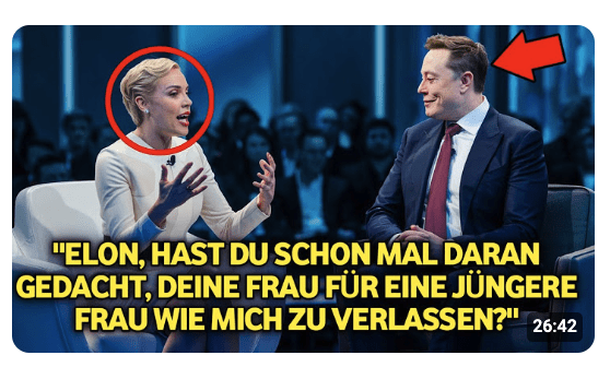 Elon Musk ZERSTÖRT Moderator LIVE nach schockierender Frage über seine Ex-Frau!
