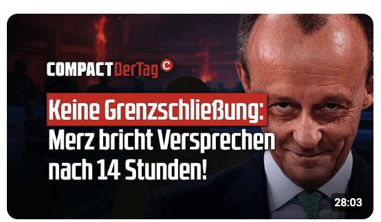 Keine Grenzschließung: Merz bricht Versprechen nach 14 Stunden!