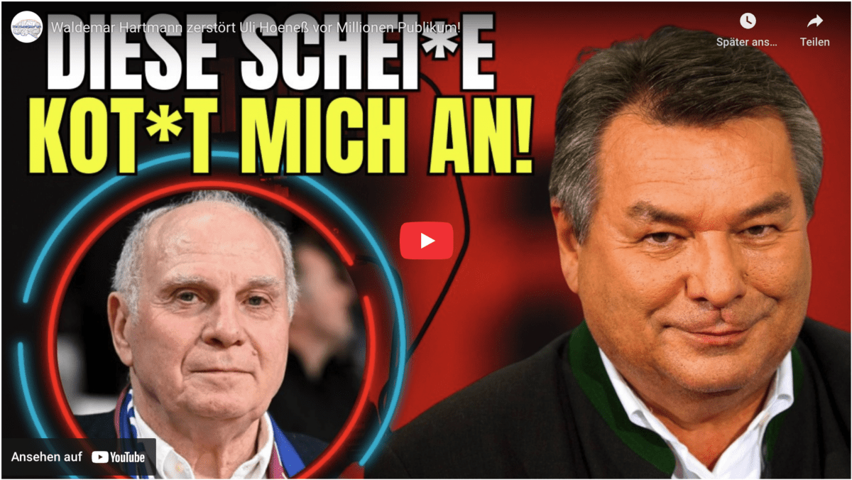 Waldemar Hartmann zerstört Uli Hoeneß vor Millionen Publikum!