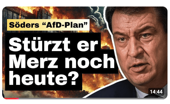 Söder sprengt die Brandmauer – Merz stürzt? AfD-Allianz noch heute?!