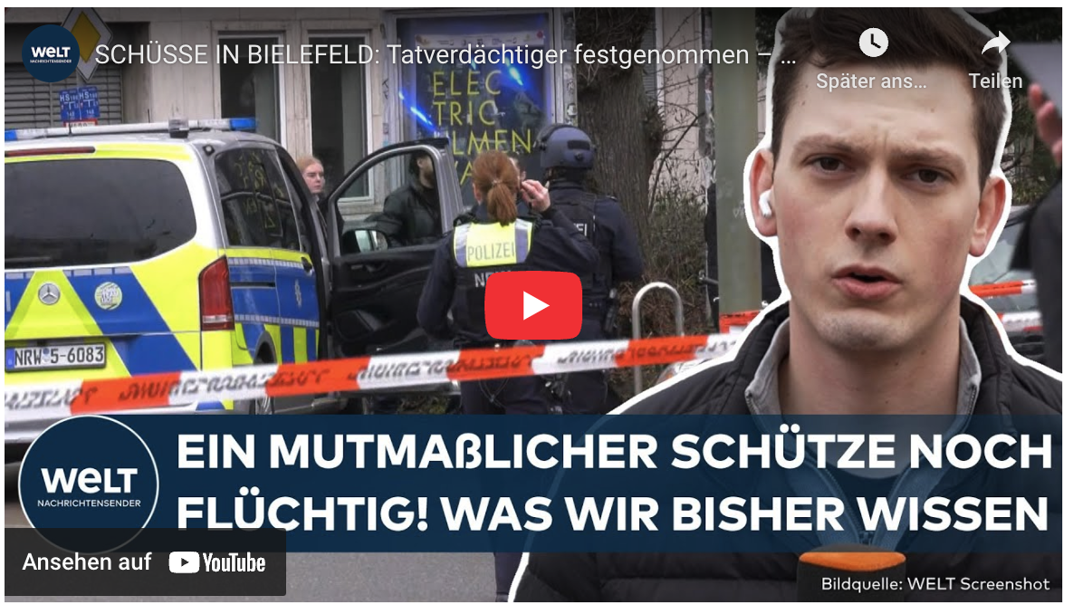SCHÜSSE IN BIELEFELD: Tatverdächtiger festgenommen – ein anderer noch flüchtig! Was wir wissen