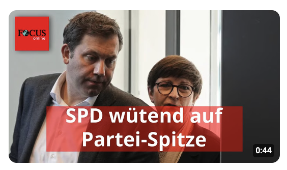 Bei SPD platzt jetzt Wut auf Partei-Spitze raus