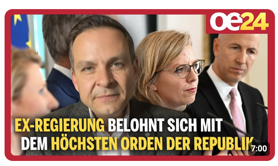 Ex-Regierung belohnt sich mit dem höchsten Orden der Republik 