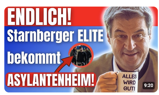 Starnberger Elite bekommt MEGA-Flüchtlingsheim vor die Nase gesetzt!