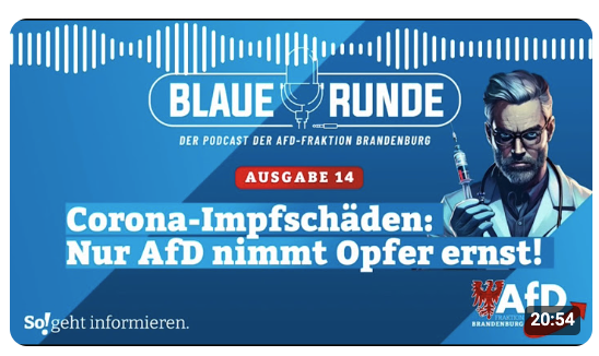 Corona-Impfschäden: Nur AfD nimmt die Opfer ernst! | Die Blaue Runde, Ausgabe 14